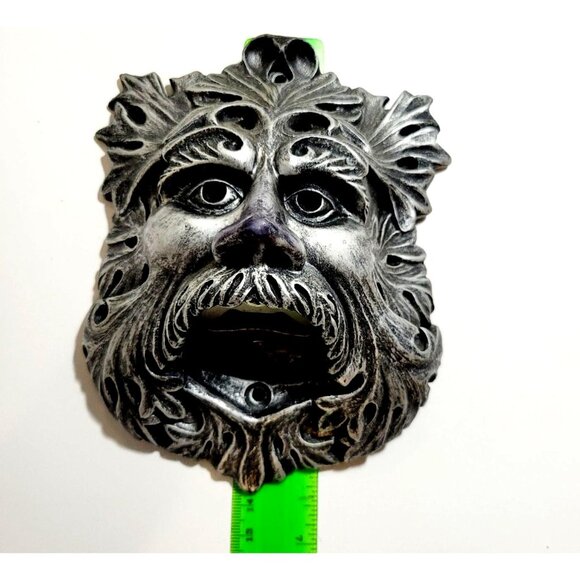 Ebros Forest Spirit Celtic Greenman Wall Mounted Bottle Opener 6"H Resin Antique - Picture 5 of 8
